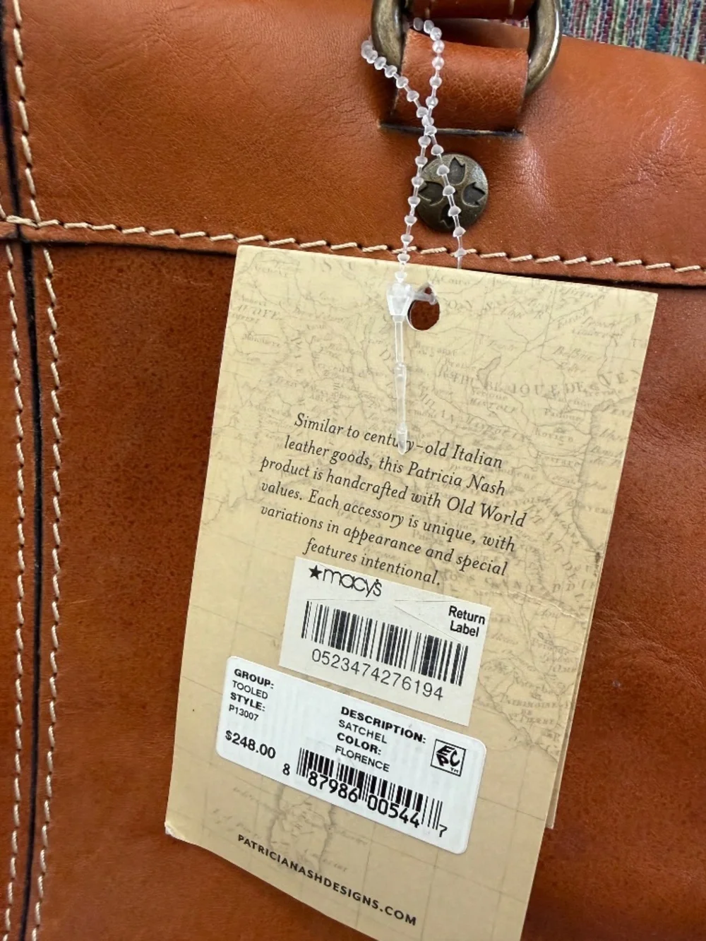 Patricia Nash satchel brand new with tags